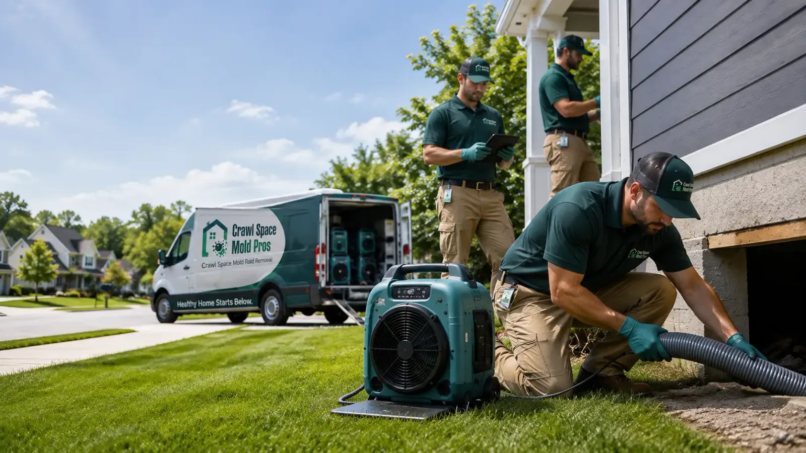Crawl Space Mold Removal in Akron, MI